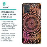 Floral Mandala Glass Case for Samsung Galaxy M51