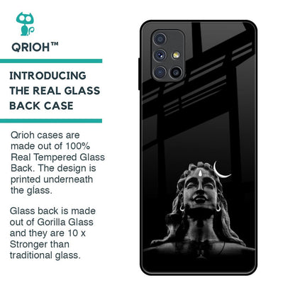 Adiyogi Glass Case for Samsung Galaxy M51