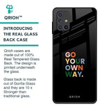 Go Your Own Way Glass Case for Samsung Galaxy M51