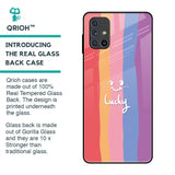 Lucky Abstract Glass Case for Samsung Galaxy M51