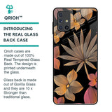 Lines Pattern Flowers Glass Case for Samsung Galaxy M51