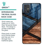 Wooden Tiles Glass Case for Samsung Galaxy M51