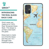 Fly Around The World Glass Case for Samsung Galaxy M51