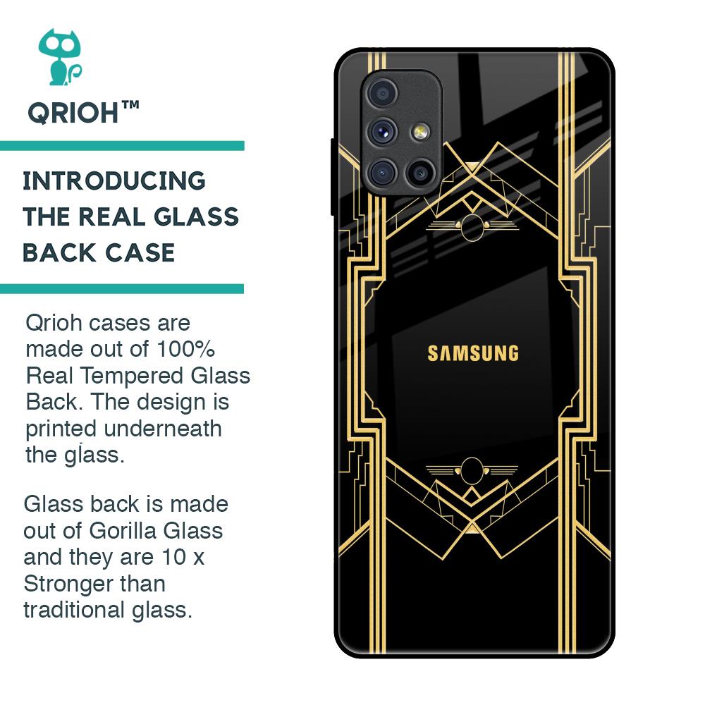 Sacred Logo Glass Case for Samsung Galaxy M51