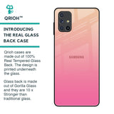 Pastel Pink Gradient Glass Case For Samsung Galaxy M51