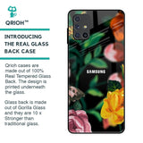 Flowers & Butterfly Glass Case for Samsung Galaxy M51