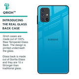 Blue Aqua Glass Case for Samsung Galaxy M51