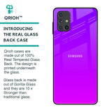 Purple Pink Glass Case for Samsung Galaxy M51