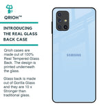 Pastel Sky Blue Glass Case for Samsung Galaxy M51