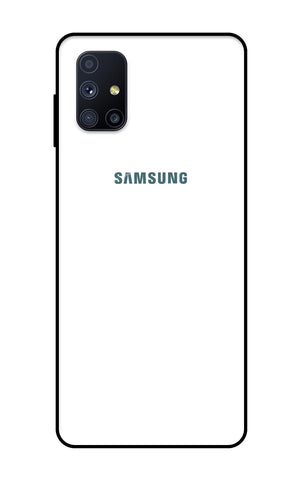 Arctic White Samsung Galaxy M51 Glass Cases & Covers Online