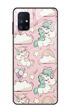 Balloon Unicorn Samsung Galaxy M51 Glass Cases & Covers Online