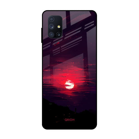 Morning Red Sky Samsung Galaxy M51 Glass Cases & Covers Online
