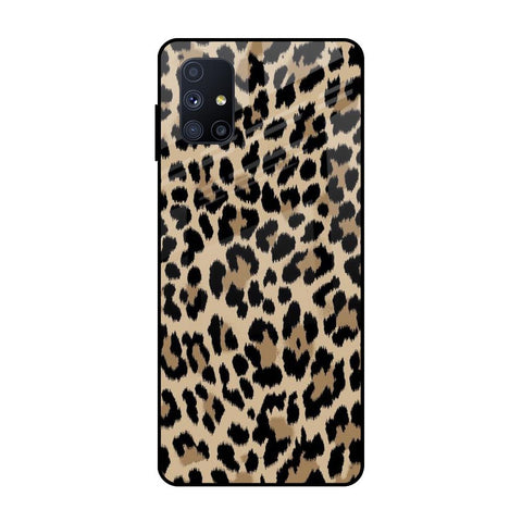 Leopard Seamless Samsung Galaxy M51 Glass Cases & Covers Online