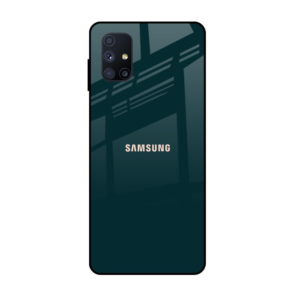 Hunter Green Samsung Galaxy M51 Glass Cases & Covers Online