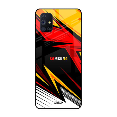 Race Jersey Pattern Samsung Galaxy M51 Glass Cases & Covers Online