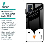 Cute Penguin Glass Case for Samsung Galaxy M51