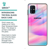 Colorful Waves Glass case for Samsung Galaxy M51