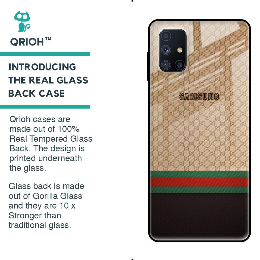 High End Fashion Glass case for Samsung Galaxy M51