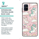 Balloon Unicorn Glass case for Samsung Galaxy M51