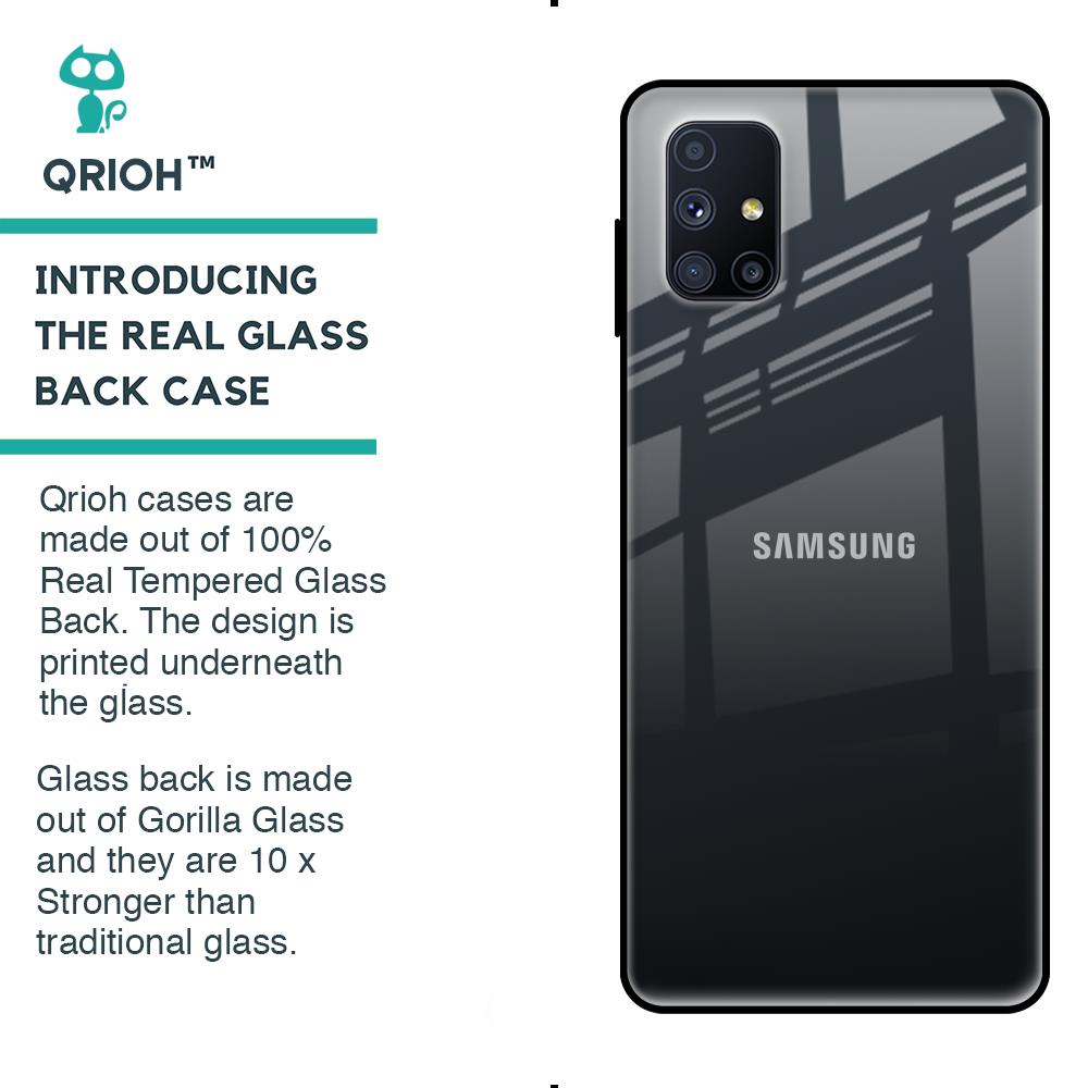 Stone Grey Glass Case For Samsung Galaxy M51