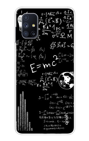 Equation Doodle Samsung Galaxy M51 Back Cover