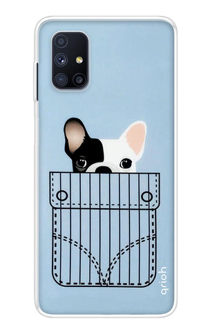 Cute Dog Samsung Galaxy M51 Back Cover