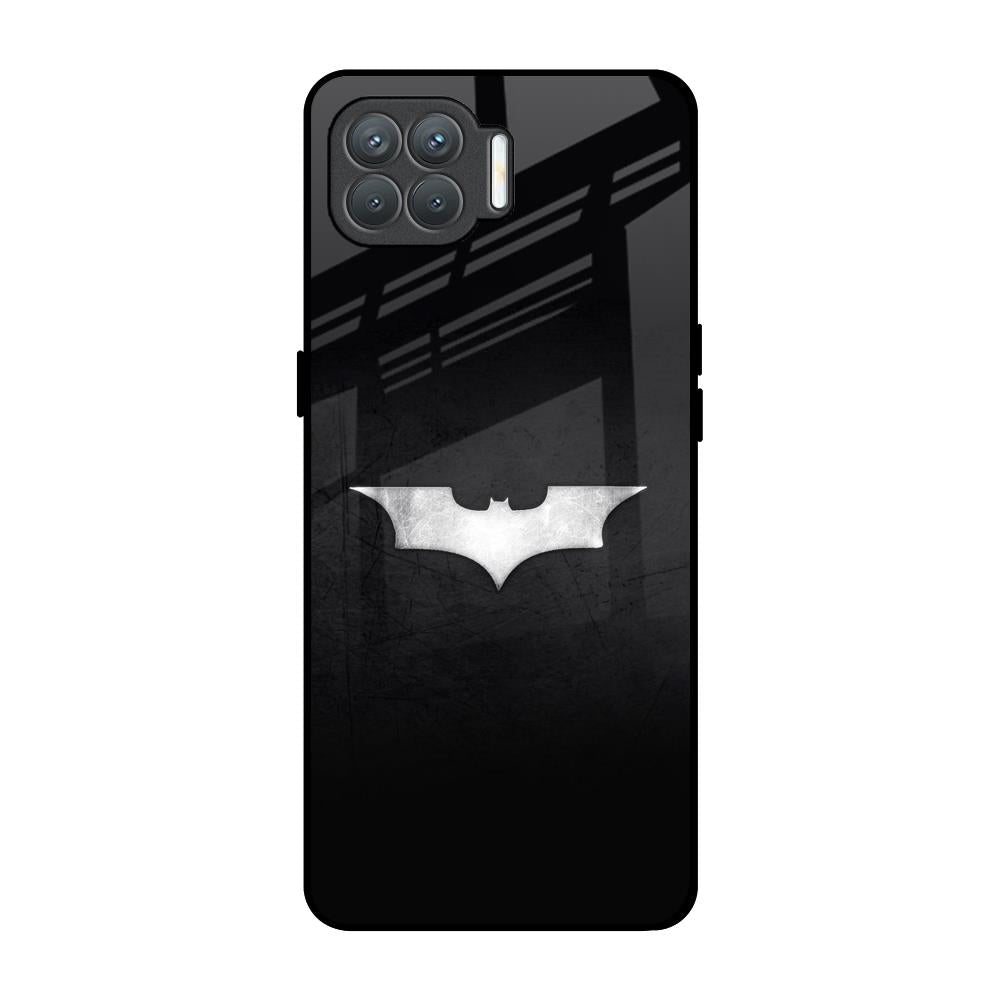 Super Hero Logo Oppo F17 Pro Glass Back Cover Online