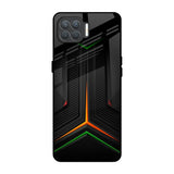 Modern Ultra Chevron Oppo F17 Pro Glass Back Cover Online