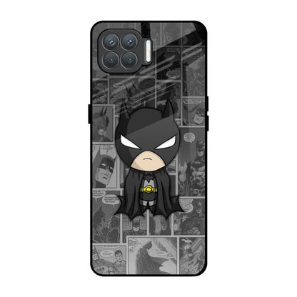 Cartoon Art Oppo F17 Pro Glass Back Cover Online