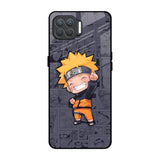 Orange Chubby Oppo F17 Pro Glass Back Cover Online