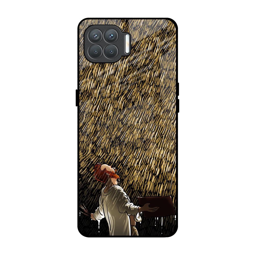 Rain Festival Oppo F17 Pro Glass Back Cover Online