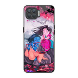 Radha Krishna Art Oppo F17 Pro Glass Back Cover Online