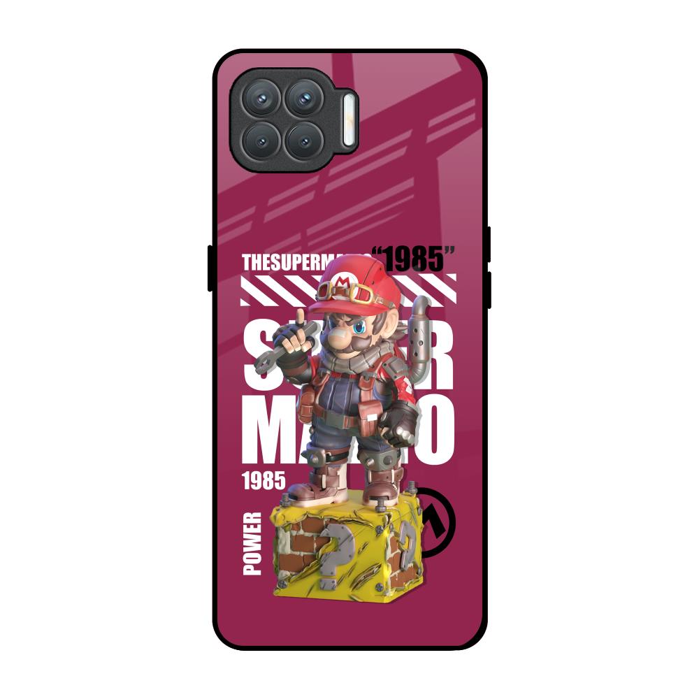 Gangster Hero Oppo F17 Pro Glass Back Cover Online