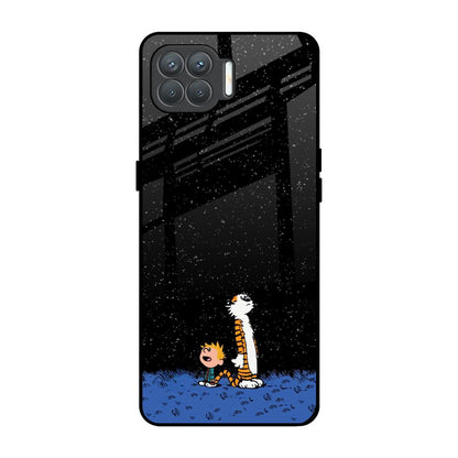 Night Sky Star Oppo F17 Pro Glass Back Cover Online