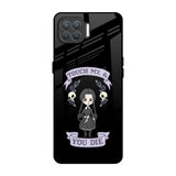 Touch Me & You Die Oppo F17 Pro Glass Back Cover Online