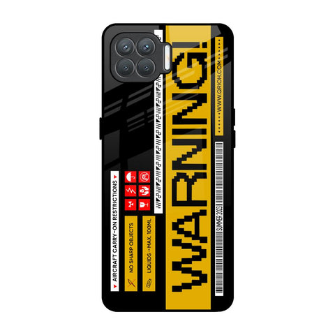 Aircraft Warning Oppo F17 Pro Glass Back Cover Online