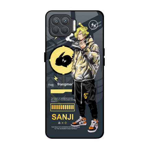 Cool Sanji Oppo F17 Pro Glass Back Cover Online