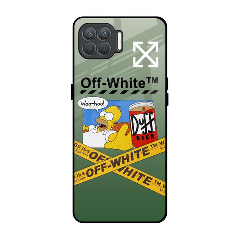 Duff Beer Oppo F17 Pro Glass Back Cover Online