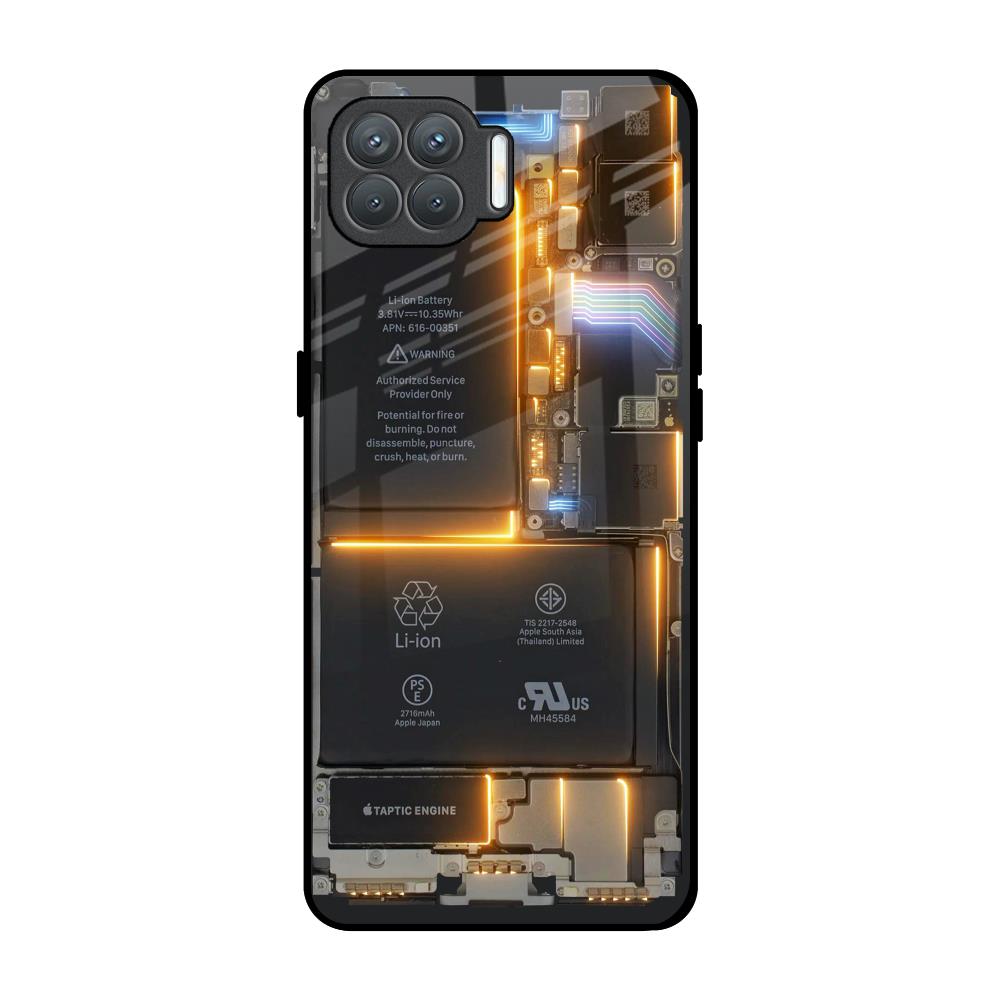 Glow Up Skeleton Oppo F17 Pro Glass Back Cover Online