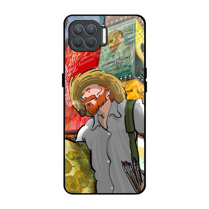 Loving Vincent Oppo F17 Pro Glass Back Cover Online