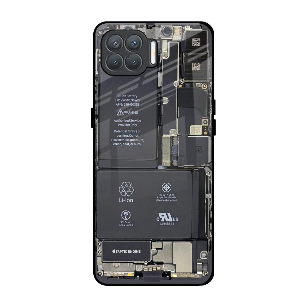 Skeleton Inside Oppo F17 Pro Glass Back Cover Online