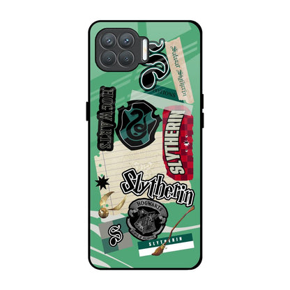 Slytherin Oppo F17 Pro Glass Back Cover Online