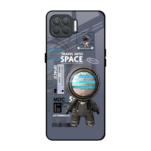 Space Travel Oppo F17 Pro Glass Back Cover Online