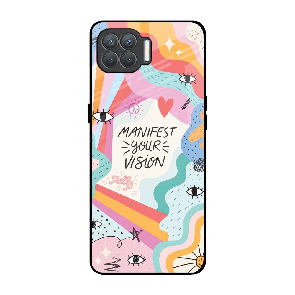 Vision Manifest Oppo F17 Pro Glass Back Cover Online