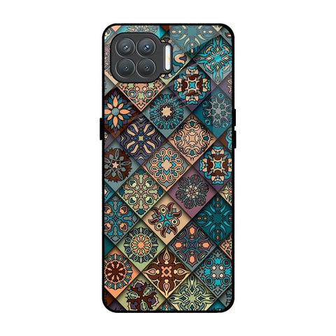 Retro Art Oppo F17 Pro Glass Back Cover Online