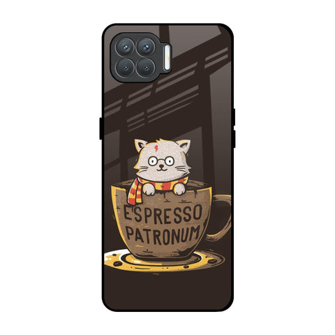 Tea With Kitty Oppo F17 Pro Glass Back Cover Online
