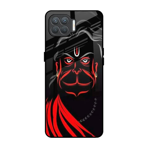 Lord Hanuman Oppo F17 Pro Glass Back Cover Online