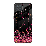 Heart Rain Fall Oppo F17 Pro Glass Back Cover Online
