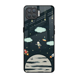 Astronaut Dream Oppo F17 Pro Glass Back Cover Online
