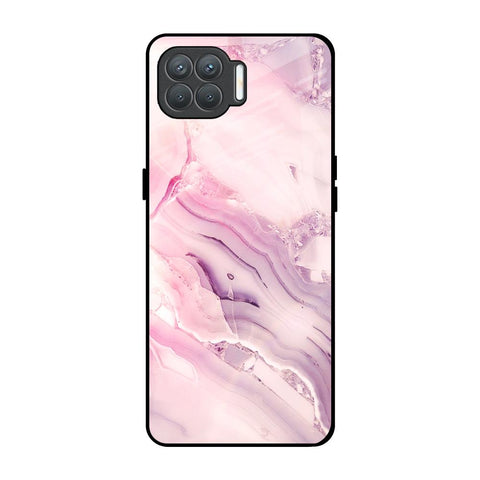 Diamond Pink Gradient Oppo F17 Pro Glass Back Cover Online